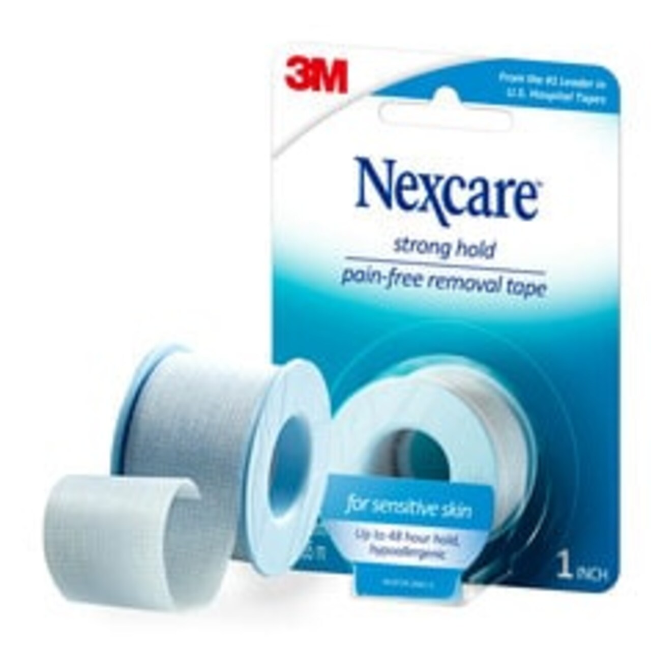 Nexcare™ Strong Hold Pain-Free Removal Tape SST-1, 1 in x 4 yd (25,4 mm x 3,65 m)
